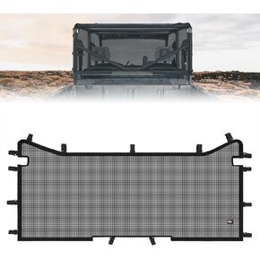 KEMIMOTO Rear Window Net Compatible with Can-Am Defender HD 5/7/ 8/9/ 10 DPS XT XMR Max 2016-2024 UTV Soft Windshield Mesh Sun UV Protection Back Windscreen Ventilated