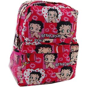 Betty Boop Microfiber Large Backpack with 16 Inches Height (Multi)