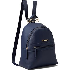 Tommy Hilfiger Kendall II Medium Dome Backpack Saffiano PVC Cognac One Size