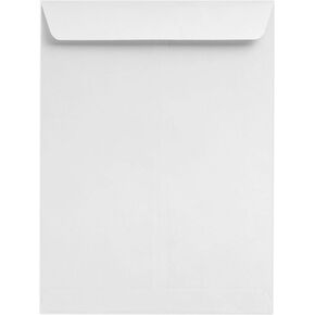 LUXPaper Jumbo Envelopes | 12 1/2" x 18 1/2" | Bright White | 28lb. Text | 50 Qty