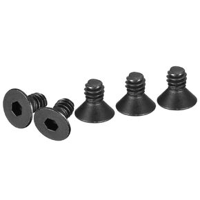 #6-32x5/8" Flat Head Socket Cap Screws, 50 Pack Hex Socket Flat Head Screws Carbon Steel Black Oxide, Full Thread, Countersunk Bolts