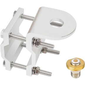 TWAYRDIO NMO Antenna Mount Bracket, Roll Bar/Mirror Mounting Bracket, Antenna Mount with NMO to SO239 Adapter for Car Truck Off-Roading and Overlanding