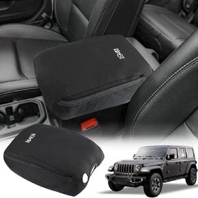 INTGET Car Center Console Cover for 2020 2021 2022 2023 Jeep Gladiator Wrangler JL JLU 2018 2019 Armrest Cover Pad Accessories for Gladiator Wrangler JL Sahara Sport Rubicon Unlimited Console Cover