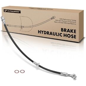 A-Premium Rear Passenger Brake Hydraulic Hose Compatible with Select Honda and Acura Models - Accord 2008-2012, TSX 2009-2014 - Replace# 01466TA0A00