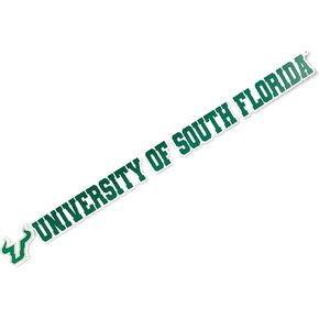 Desert Cactus University of South Florida USF Bulls Name Logo Vinyl Decal Laptop Water Bottle Car Scrapbook (15 Inch Sticker)