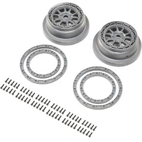 Losi Beadlock Wheel and Ring Set (2): SBR 2.0, LOS43029