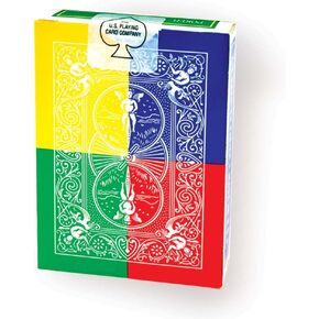 Bicycle Color Deck - Red Green Blue Yellow Back Playing Cards