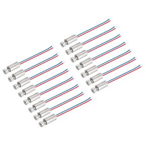 MECCANIXITY DC3V/11000RPM Vibration Motor Eccentric Rotating Mass Electric Micro Vibrating Motor 4mm x 8mm 15pcs
