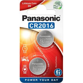 Panasonic Specialist Lithium Coin Batteries Cr2016L X 2 Panasonic