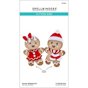 Spellbinders S5-609 Dancin' Gingerbread Etched Dies