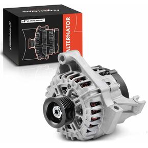 A-Premium Alternator Compatible with Chevrolet Malibu 2007-2010 V6 3.5L / 2006-2007 V6 3.9L & Pontiac G6 06-10 V6 3.5L / 06-09 V6 3.9L & Saturn Aura 07-08 V6 3.5L, 125A 12V 6-Groove Pulley Clockwise