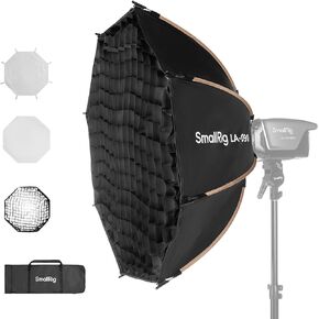 SmallRig 35"/90cm Softbox LA-O90 Quick Release Octagon Soft Box for Bowens Mount COB Lights for SMALLRIG for Neewer for Aputure for Godox - 4633