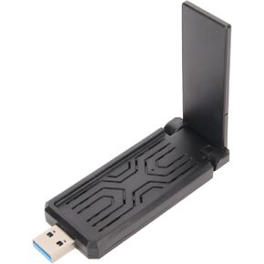Yunseity 6E USB 3.0 Adapter, Triple Band 6Ghz 5.8GHz 2.4GHz, Gigabit Speed 3000Mbps USB Network Card, USB Network Card Adapter for Windows 10 11