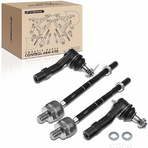 A-Premium Set of 4, Front Inner & Outer Tie Rod End Kit, Compatible with Ford Explorer 98-01, Ranger 98-11, Mazda B2300 01-09, B2500 98-01, B3000 98-07, B4000 98-09, Mercury Mountaineer 98-01