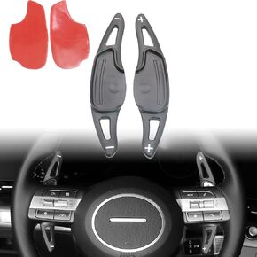 for Hyundai Sonata/Sonata Hybrid/Kona/Kona EV (2024) Aluminium Steering Wheel Shift Paddle Extensions（Blue）