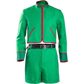 Adult Anime Cosplay Jacket Green Shorts Movie Halloween Costume Outfit Full Set