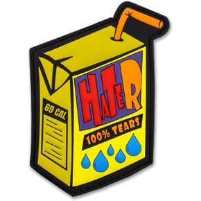 رقعة PVC مضحكة مضحكة 'Hater Tears': رقع مخصصة - رقعة مدعومة بخطاف تكتيكي لهواة جمع التصحيحات المعنوية، والعسكريين، وعشاق الميمات، رقع PVC ثلاثية الأبعاد تكتيكية in Kuwait