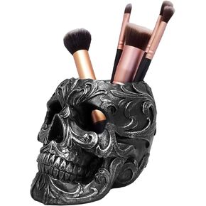 Death's Grip Skull Pen and Pencil Holder