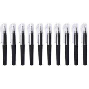 10Pcs Small Gel Ink Pen, 0.5mm Fine Point, Black Ink, Mini Writing Pen, Pocket Pen, Office School Supplies