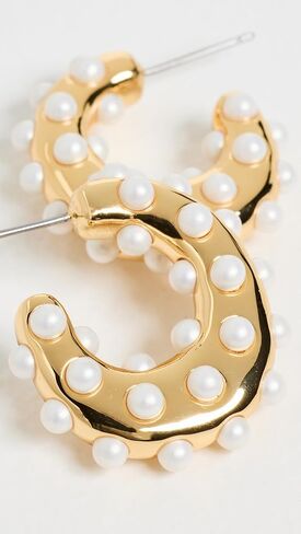 أقراط دائرية صغيرة للنساء من Lele Sadoughi in Kuwait