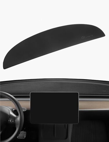 غطاء لوحة القيادة TPARTS لطراز تسلا 3 موديل Y داش حصيرة لوحة القيادة وسادة مزخرفة مقاومة للضوء وغير قابلة للانزلاق موديل 3 موديل Y ملحقات داخلية in Kuwait