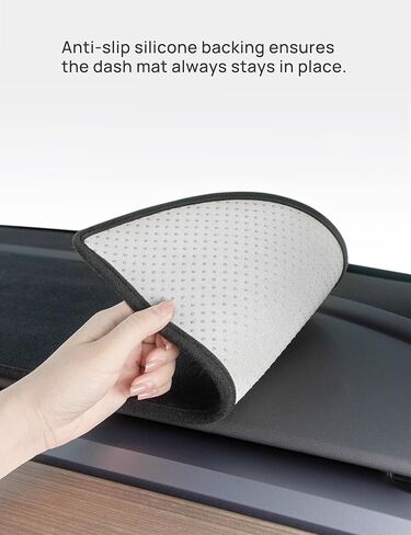 غطاء لوحة القيادة TPARTS لطراز تسلا 3 موديل Y داش حصيرة لوحة القيادة وسادة مزخرفة مقاومة للضوء وغير قابلة للانزلاق موديل 3 موديل Y ملحقات داخلية in Kuwait