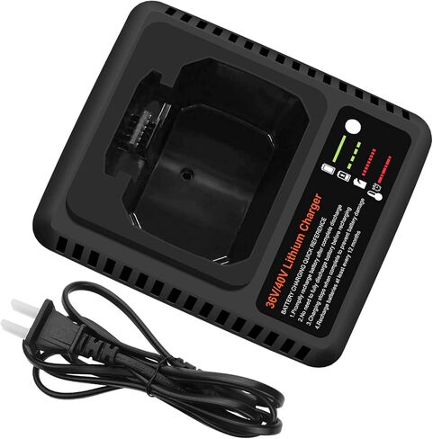 Fast Charger Replacement for 40v Black and Decker Battery Charger 36V/40V Max Compatible with Black & Decker 40v Lithium Battery Charger LBXR36 LBXR2036 LBX36 LBX1540 LBX2040 LBX2540 LST540 LCS1240 in Saudi Arabia