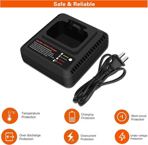 Fast Charger Replacement for 40v Black and Decker Battery Charger 36V/40V Max Compatible with Black & Decker 40v Lithium Battery Charger LBXR36 LBXR2036 LBX36 LBX1540 LBX2040 LBX2540 LST540 LCS1240 in Saudi Arabia