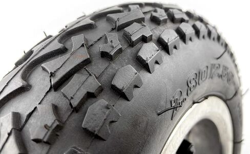 9 Inch Mountain Skateboard Wheel 226mm Scooter Off-Road Tyre with Inner Tube 2.80/2.50-4 Pneumatic at Tire Alloy Hub (Offroad tire Tube) in Saudi Arabia