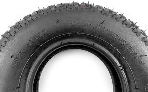 9 Inch Mountain Skateboard Wheel 226mm Scooter Off-Road Tyre with Inner Tube 2.80/2.50-4 Pneumatic at Tire Alloy Hub (Offroad tire Tube) in Saudi Arabia