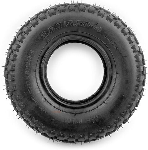 9 Inch Mountain Skateboard Wheel 226mm Scooter Off-Road Tyre with Inner Tube 2.80/2.50-4 Pneumatic at Tire Alloy Hub (Offroad tire Tube) in Saudi Arabia