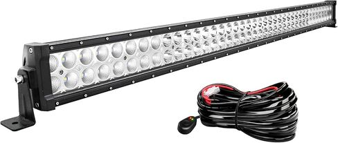 Willpower 15 بوصة 90 واط بقعة الفيضانات كومبو LED ضوء العمل مع مجموعة الأسلاك تسخير لشاحنة سيارة ATV SUV 4X4 4WD جيب شاحنة مصباح قيادة in Saudi Arabia