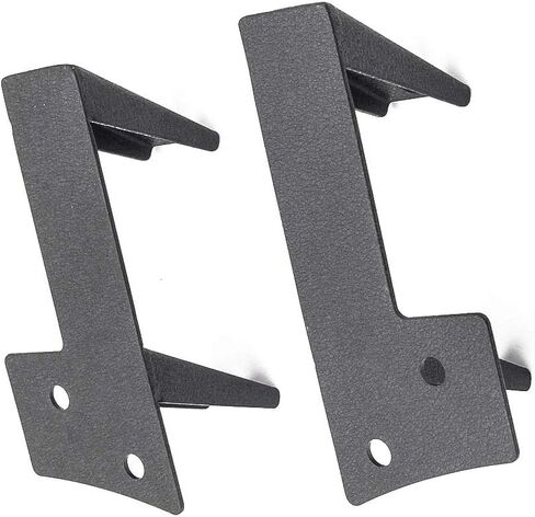 دعامة مزدوجة على شكل حرف A، شريط إضاءة للضباب، مفصل للزجاج الأمامي لإضاءة العمل LED، دعامة تعديل لمصباح السقف لرانجلر JK JKU (أسود) in Kuwait