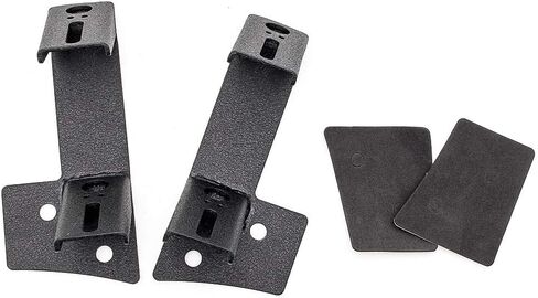 دعامة مزدوجة على شكل حرف A، شريط إضاءة للضباب، مفصل للزجاج الأمامي لإضاءة العمل LED، دعامة تعديل لمصباح السقف لرانجلر JK JKU (أسود) in Kuwait