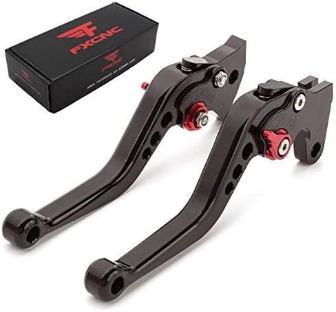 FXCNC CNC Aluminum Short Adjustable Brake Clutch Levers Compatible with G310R G310GS 2017 2018 2019 2020 2021 in Saudi Arabia