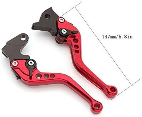 FXCNC CNC Aluminum Short Adjustable Brake Clutch Levers Compatible with G310R G310GS 2017 2018 2019 2020 2021 in Saudi Arabia