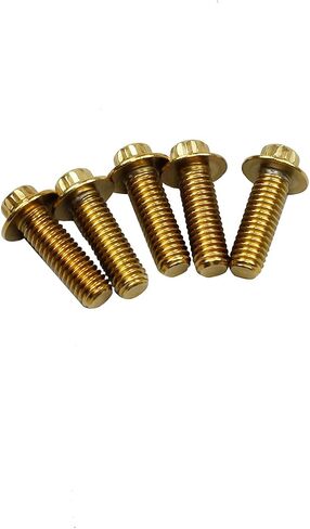 ذهبي 12 نقطة 5/16"-1.0-18 مسامير أجهزة دوارات الفرامل الأمامية تناسب العجلة الأمامية Harley Davidson (5/16 أمامية) in Saudi Arabia