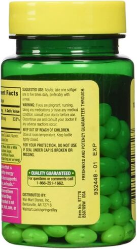 كبسولات هلامية من البيوتين من سبرينج فالي، 1000 ميكروجرام، 150 قطعة + ملصق STS. in Kuwait