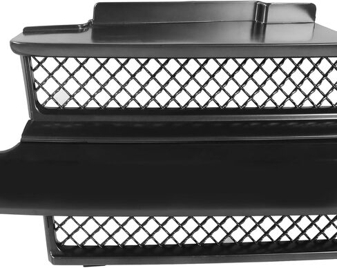 DNA MOTORING OE Style Diamond Mesh Grille Grill Compatible with 02-05 Trailblazer, w/o Headlamp Washers, Black, OEM-GR-GM1200470 in Saudi Arabia
