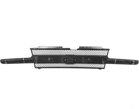 DNA MOTORING OE Style Diamond Mesh Grille Grill Compatible with 02-05 Trailblazer, w/o Headlamp Washers, Black, OEM-GR-GM1200470 in Saudi Arabia