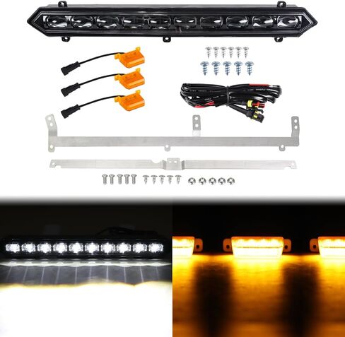 مجموعة مصابيح LED و3 قطع من مصابيح الشبكة الأمامية متوافقة مع Toyota Tundra/TRD Pro 2022 2023 مع مجموعة أسلاك ومسامير Toyota Tundra Grilles Kit in Kuwait