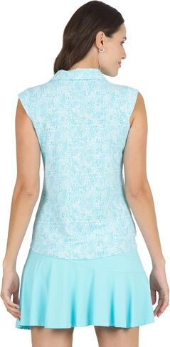 IBKUL Athleisure Wear واقي من الشمس UPF 50+ Icefil Cooling مجردة طباعة الجلد بلا أكمام - 14487 in Saudi Arabia