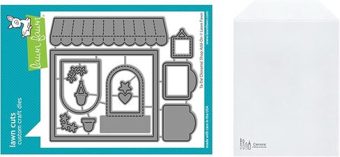 Lawn Fawn Ta-Da! Diorama! Shop add-on, Carnora Storage Pocket, Bundle of 2 Items in Kuwait