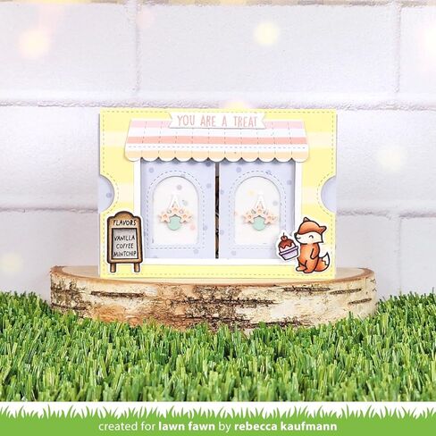 Lawn Fawn Ta-Da! Diorama! Shop add-on, Carnora Storage Pocket, Bundle of 2 Items in Kuwait