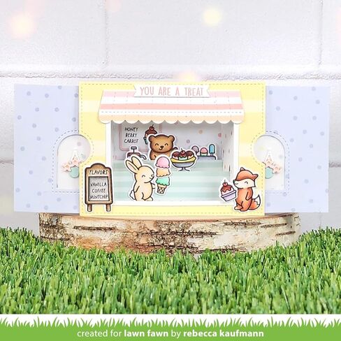 Lawn Fawn Ta-Da! Diorama! Shop add-on, Carnora Storage Pocket, Bundle of 2 Items in Kuwait