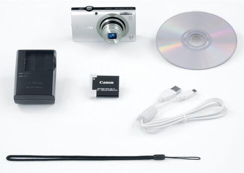 Canon PowerShot A2300 16.0 MP Digital Camera with 5x Optical Zoom (Silver) (Renewed) in Saudi Arabia