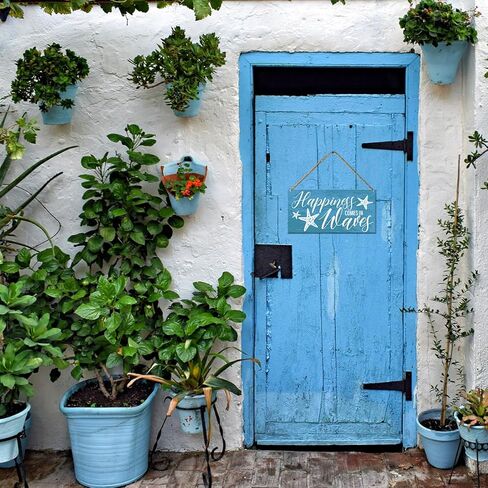 ديكور خشبي للشاطئ، ديكور حمام صيفي للمنزل على الشاطئ، ديكور جداري لغرفة النوم، غرفة المعيشة، ديكور باب المزرعة، ديكورات لافتة معلقة، هدايا الترحيب بالمنزل الجديد، شباشب صيفية in Kuwait