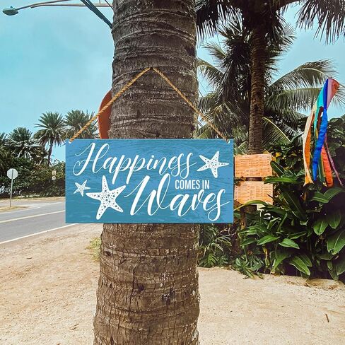 ديكور خشبي للشاطئ، ديكور حمام صيفي للمنزل على الشاطئ، ديكور جداري لغرفة النوم، غرفة المعيشة، ديكور باب المزرعة، ديكورات لافتة معلقة، هدايا الترحيب بالمنزل الجديد، شباشب صيفية in Kuwait