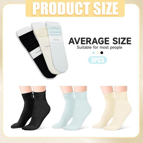 3 Pairs Ice Silk Socks for Women Thin Breathable Athletic Silk Sock Liners Women Ice Feeling Socks Solid Color Nonslip Liner Socks for Women and Men, US Size: 5-10 in Saudi Arabia