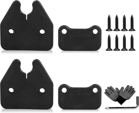 Sun Visor Repair Kit Heavy Aluminum Duty Sun Visor Clips Fit for Dodge RAM 1500 Trucks 2019 2020 2021 2022 2023, Sun Visor Clip Fix Replacement (2Set Black) in Saudi Arabia